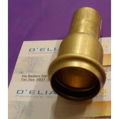 RACCORDO PIOMBO/PLASTICA 32/26 IN OTTONE