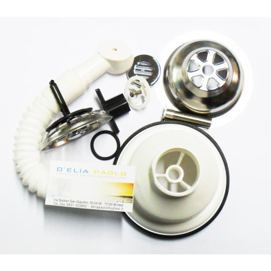 PILETTA LAVELLO FORO 90 11/2 CON TROPPO PIENO TON