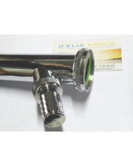 TUBO CROMATO CON ATTACCO LAVATRICE 11/4 X 32