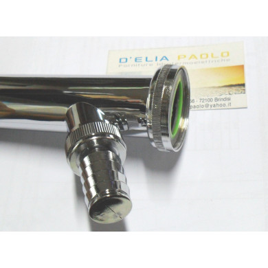 TUBO CROMATO CON ATTACCO LAVATRICE 11/4 X 32