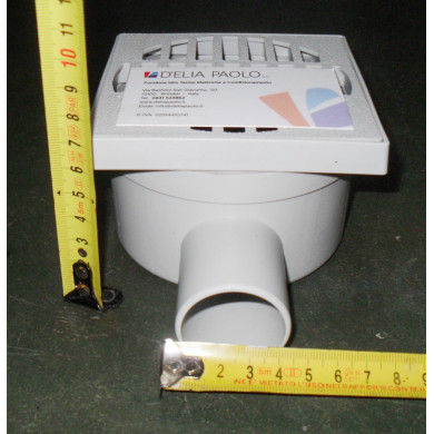 CHIUSINO SIFONATO 10.5 X 10.5 DA 40 LATERALE