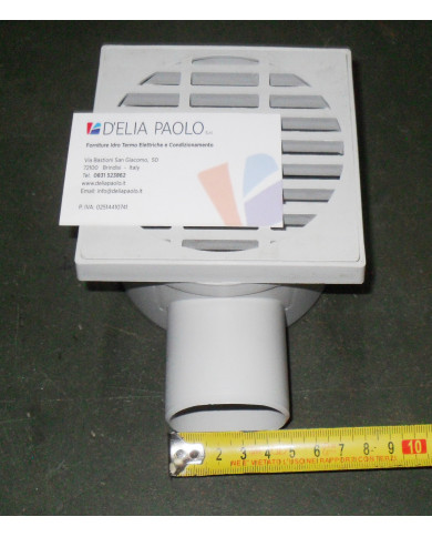 CHIUSINO SIFONATO 10.5 X 10.5 DA 50 LATERALE