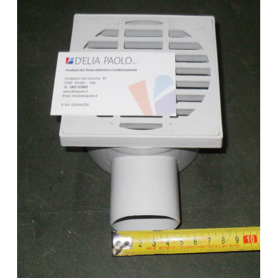 CHIUSINO SIFONATO 10.5 X 10.5 DA 50 LATERALE