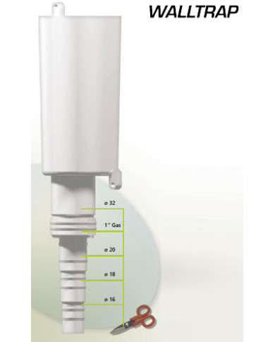 SIFONE SCARICO CONDENSA WALLTRAP UNIVERSALE