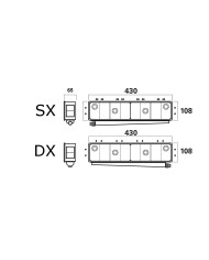 CASSETTA PREDISPOSIZIONE CLIMA  REVERSIBILE
