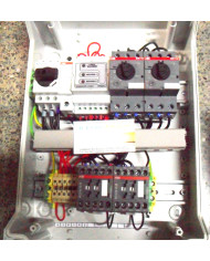 QUADRO 2 POMPE AVVIAMENTO TRIFASE 2X5,5HP 15.5A