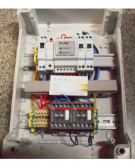 QUADRO 2 POMPE AVVIAMENTO MONOFASE 2X2,6 HP 15.5A