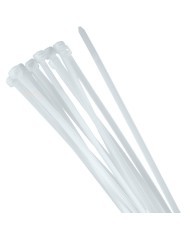 CONF. PZ 100 FASCETTE CABLAGGIO BIANCHE 98 X 2.5