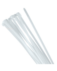 CONF. PZ 100 FASCETTE CABLAGGIO BIANCHE 200 X 3.5