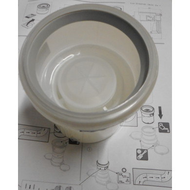 VALVOLA CLAPET DA 80 MM  SCARICO FUMI SDOPPIATO