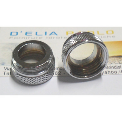 RIDUZIONE OTTONE CROMATA 22 X 1 M   -   1/2 F