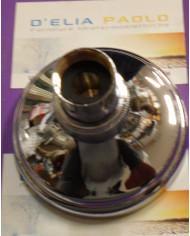 SOFFIONE DOCCIA CROMATO CON SNODO A CAMPANA