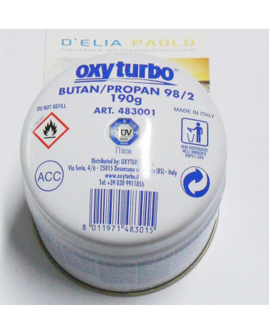 BOMBOLETTA GAS BUTAN-PROPAN GPL 190 GR