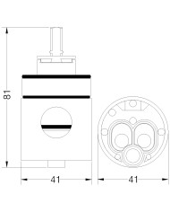 CARTUCCIA N 197 SAVIL MM41X81H