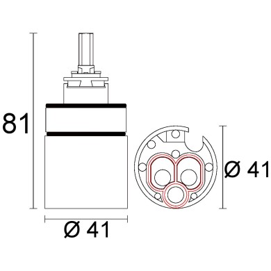 CARTUCCIA N 198 MM41 X 81H
