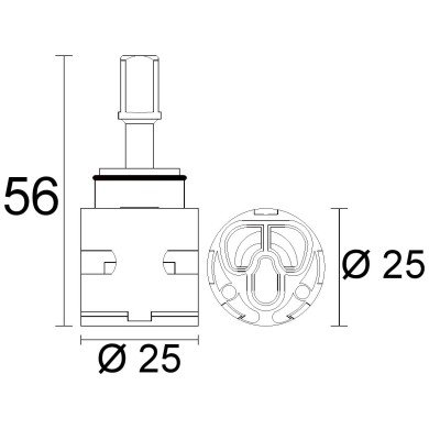CARTUCCIA N 199 ZAZZERI MM25X56H