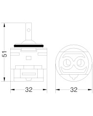 CARTUCCIA N 202 JOYSTICK MM32X51H