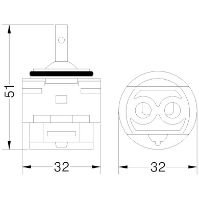 CARTUCCIA N 202 JOYSTICK MM32X51H