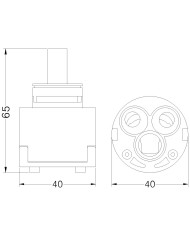 CARTUCCIA N 203 MM40X65H