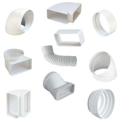 AERAZ TI 100  90° M X M X M TONDO BIANCO