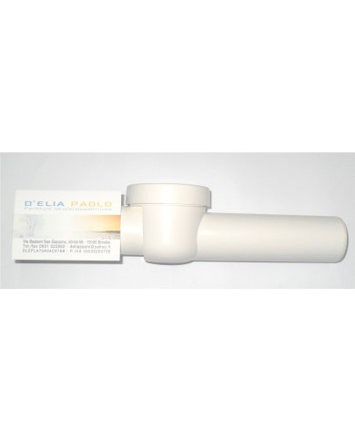 VALVOLA ANTIRITORNO ORIZZONTALE DA 40 BIANCO