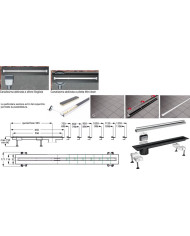 CANALISSIMA GRIGLIA ALLUMINIO CM 60
