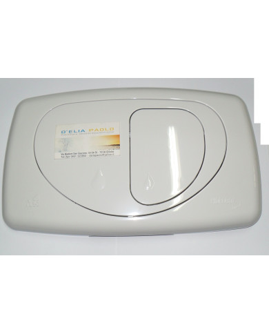 PLACCA HIDROBOX EVOLUTION DOPPIO TASTO BIANCA