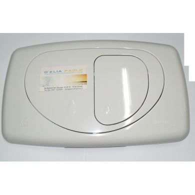 PLACCA HIDROBOX EVOLUTION DOPPIO TASTO BIANCA