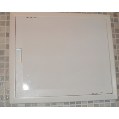 SPORTELLO E CORNICE BIANCO PER SCATOLA 307 X 260