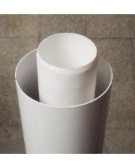 TUBO CON FINALE 60/100 PPS 0.75 CM