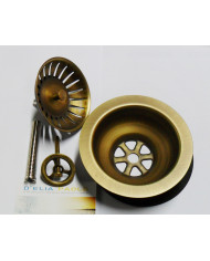 PILETTA LAVELLO CTP ROTONDO OTTONE ANTICATO