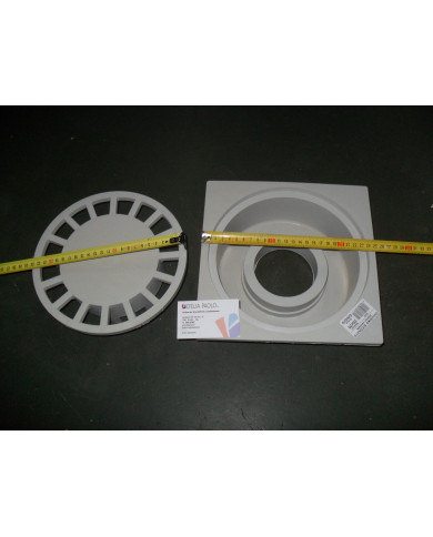 CHIUSINO SIFONATO CM 25 X 25 DA 100 /100