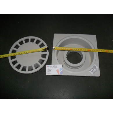 CHIUSINO SIFONATO CM 25 X 25 DA 100 /100