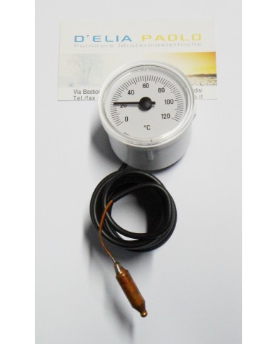 TERMOMETRO CAPILLARE CIRCOLARE FRONTALE DA 40 MM