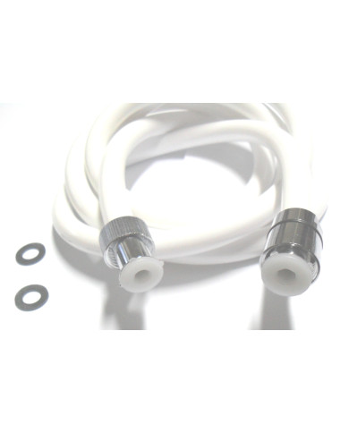 FLESSIBILE DOCCIA BIANCO OPACO 1/2 F X 1/2 F CONO
