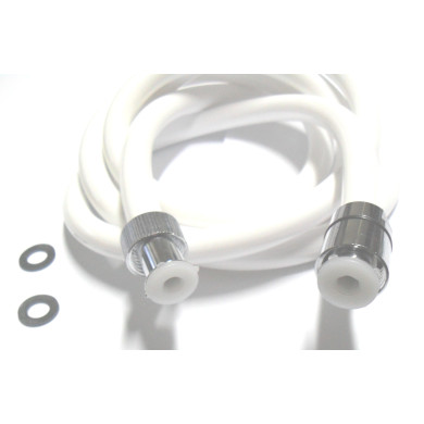 FLESSIBILE DOCCIA BIANCO OPACO 1/2 F X 1/2 F CONO