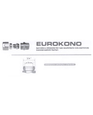GOMITO  EUROKONO DA 3/4 X 1/2 MASCHIO