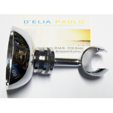 SUPPORTO A PARETE IN OTTONE PER FLESSIBILE CONICO
