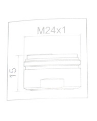AERATORE NEOPERL HONEYCOMB ECONOMIZZATORE 24X1 MM