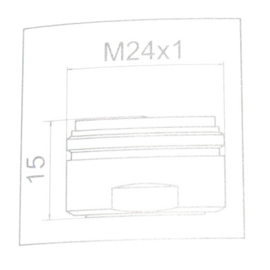 AERATORE NEOPERL HONEYCOMB ECONOMIZZATORE 24X1 MM