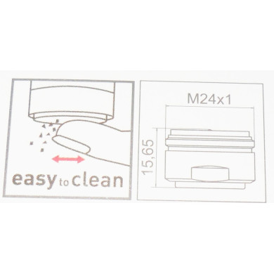 AERATORE NEOPERL CASCADE SLC ECONOMIZZATORE M 24X1