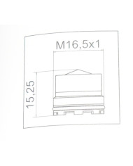 AERATORE NEOPERL CACHE HONEYCOMB TT MASCHIO 16.5X1