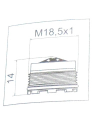 AERATORE NEOPERL CACHE HONEYCOMB TJ MASCHIO 18.5X1