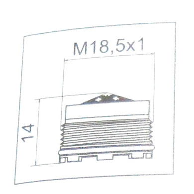 AERATORE NEOPERL CACHE HONEYCOMB TJ MASCHIO 18.5X1