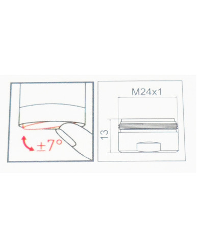 AERATORE NEOPERL SSR SNODO INTERNO MASCHIO 24X1