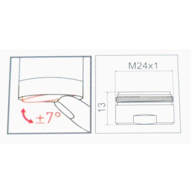 AERATORE NEOPERL SSR SNODO INTERNO MASCHIO 24X1