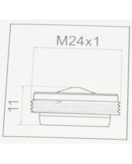 AERATORE NEOPERL SLIM AIR PCA  MASCHIO 24 X 1 M