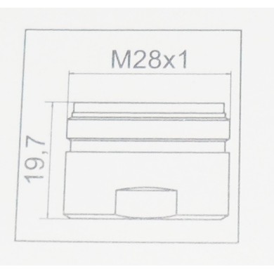 AERATORE PERLATOR  HONEYCOMB MASCHIO 28X1