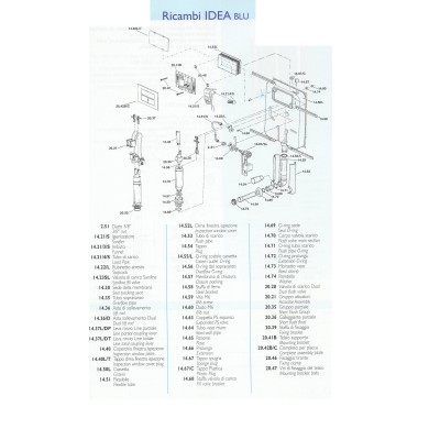 COPPIA FISSAGGIO TIRANTE IDEA E IDEA BLU