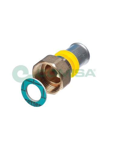 RACCORDO GAS TENUTA PIANA 1/2 FEMMIMA 16 X 2
